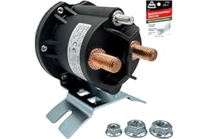 FalconSupply Genuine Trombetta 634-1261-212 12V Solenoid Switch Relay Kit, Replaces Monarch Bucher K17757, Maxon, Waltco, Fenner. Compatible with KTI Dump Trailer Hydraulic Pump, Liftgate, Snow Plow