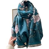 First Choose Women's Blanket Chunky, Pashmina Shawls Wraps Oversized Winter & Fall Warm Scarfs Soft Cashmere Feel for Women