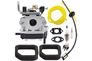 MANOSTIA Carburetor Carb for Hitachi Tanaka 6698373 RB24EA RB24EA (S) RB24EAP RB24EAS TRB24EAP 23.9cc Leaf Blowers with Air Filter Fuel Line Kit and Grommet