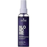 BlondMe Bond Repair Purple Spray Conditioner for Blonde Hair | Neutralize Yellow & Brassy Tones | Strengthen, Repair, & Prevent Breakage | For Moisturized, Healthy-Looking Cool-Toned Blondes
