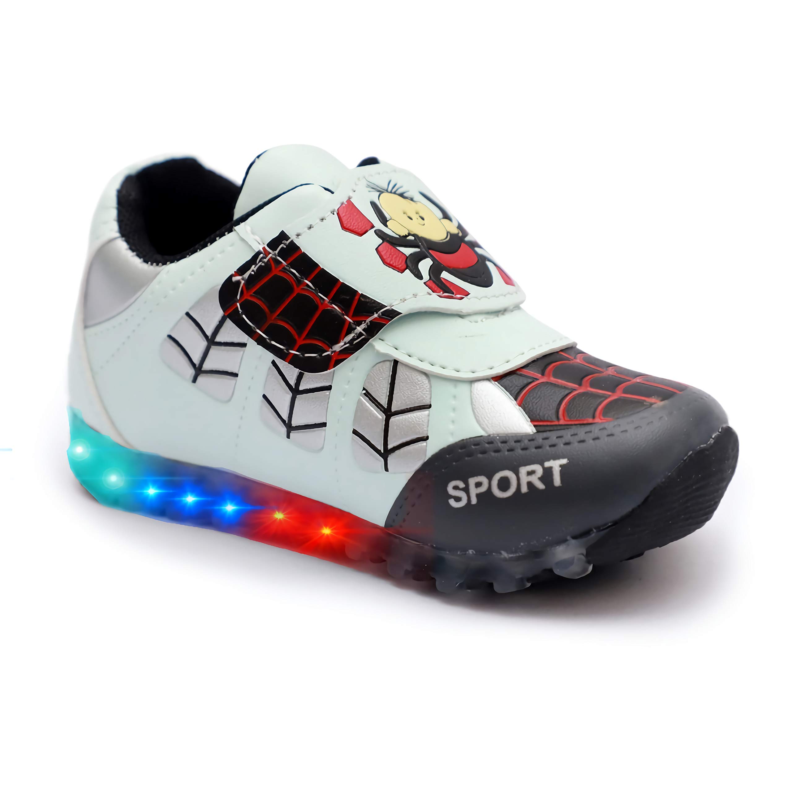 Boomer Cubs Fashion Shoes Kids Unisex Synthetic Leather Led Sports
