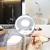 JatilEr 3m PVC Shower Hose Universal Replacement Extra Long Flexible Kink Leak view 6