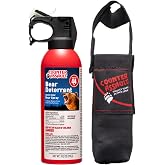 Counter Assault Bear Spray - Bears, Mountain Lions, Coyotes - Long-Range 44ft Distance - Pepper Spray Safety Gear for Hiking &amp; Camping Protection - 2% Capsaicin - 10.2 oz