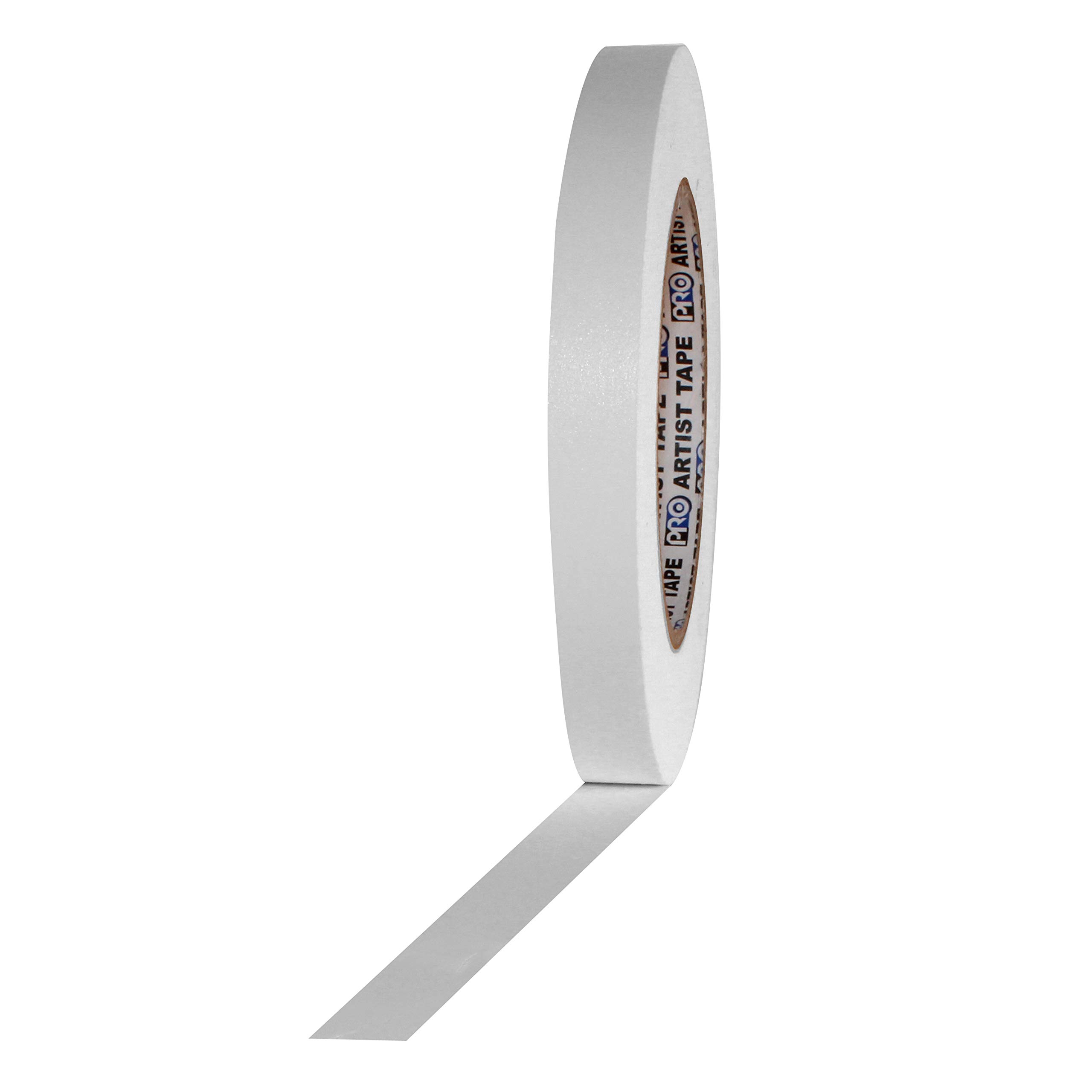 ProTapes 840178006745 Artist Flat back Printable Paper Board/Console Tape, 60 yd. Length x 1/2" Width, White