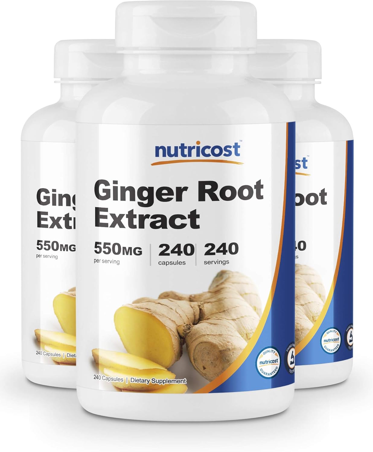 Nutricost Ginger Root Extract 550mg, 240 Capsules: Health & Personal Care