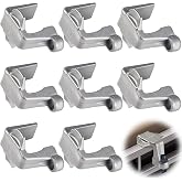 SailVoya Boat Bumper Clips, Pontoon Boat Fender Clips for Docking, Pontoon Boat Square Rail Fender Hangers/Adjusters/Clips Work with Pontoon Bumpers for Docking