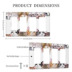 Tewujay Decorative Light Switch Covers Lovely