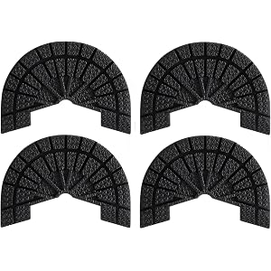 Sole Protector for Sneakers 2 Pairs Non Slip Wear Resistant Shoe Heel Repair Plates Strong Self-Adhesive Sole Shoe Protectors