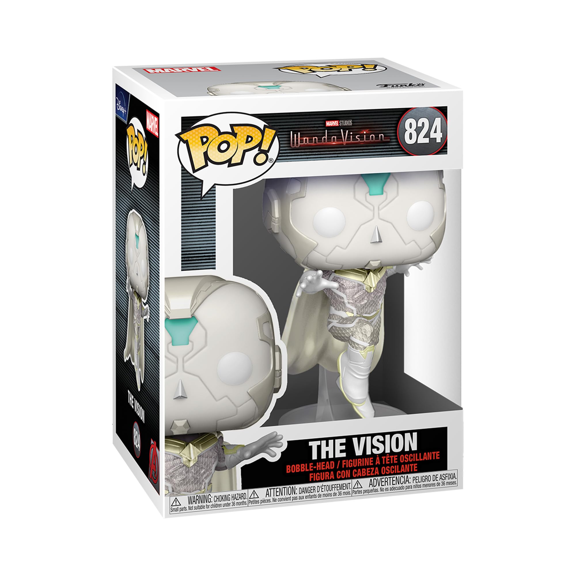 Funko POP! Marvel: WandaVision – the Vision - Collectable Vinyl Figure - Gift Idea - Official Merchandise - Toys for Kids & Adults - TV Fans - Model Figure for Collectors and Display