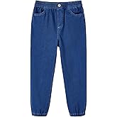 PATPAT Boys Jeans Size 4-14 Years Relaxed Fit Jogger Jeans with Pockets Ultra Stretchy Sweatpant