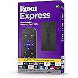 Roku Express (New, 2022) HD Streaming Device with High-Speed HDMI Cable and Simple Remote, Guided Setup, and Fast Wi-Fi