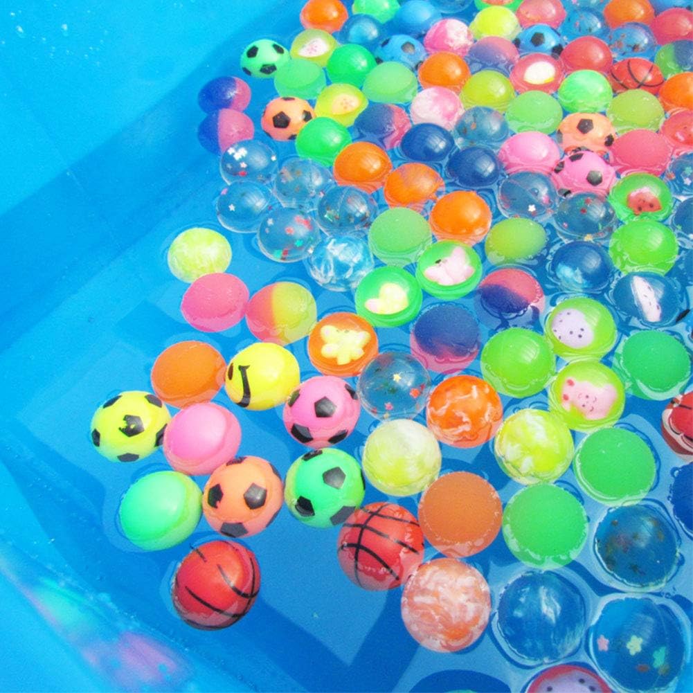 Jatidne 24 Pieces Bouncy Balls Party Favors for Kids Party Bags Fillers Colorful Bouncing Balls for School Prize Festival Gifts 1.1 Inches Diameter: Toys & Games