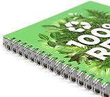 Silvine A5+ Premium Recycled Twin Wire Notebook 120 Pages 100% recycled view 4