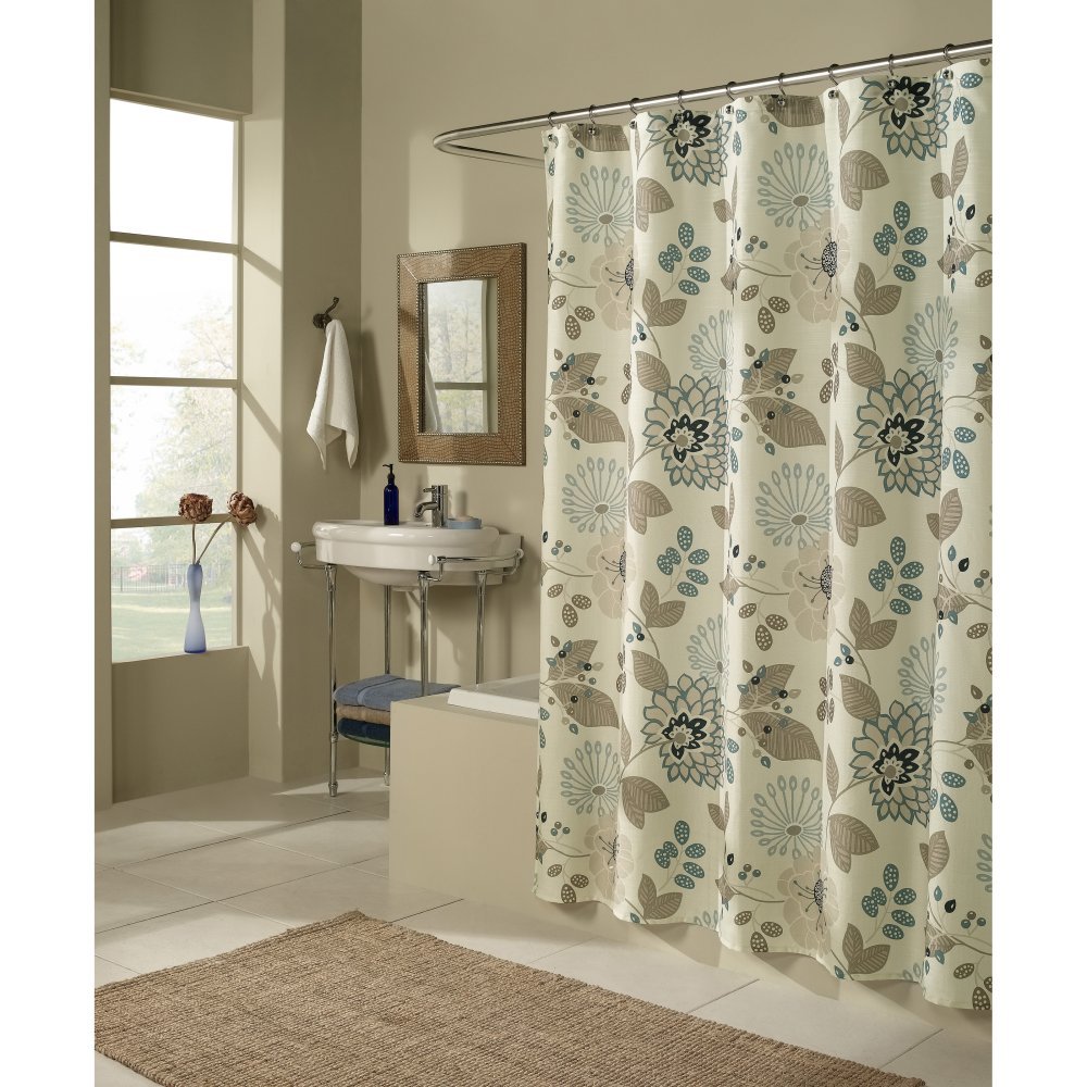 M Style M Style Morgan Shower Curtain Blue Shower Curtains