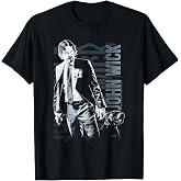 John Wick Distressed Photo with Dog Action Movie T-Shirt