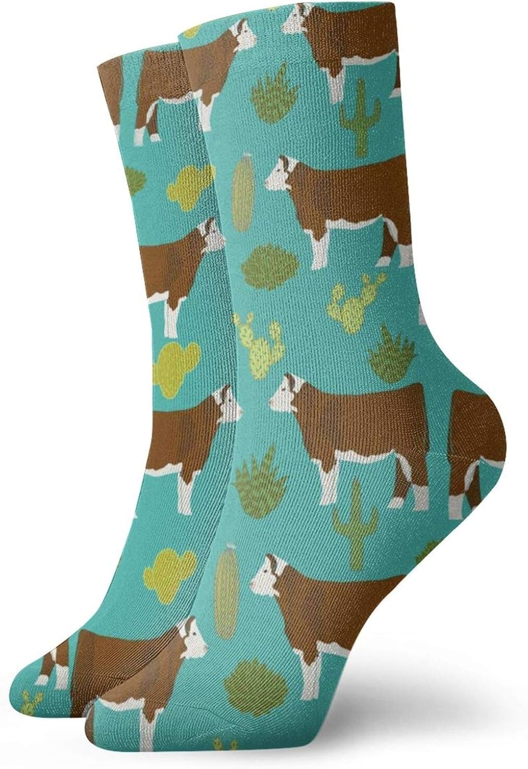 Hereford Cow Socks For Men Women Funny Casual No Show Ankle