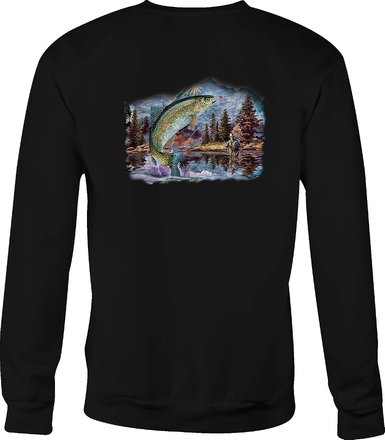 Crewneck Sweatshirt Fly Fishing in 