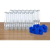 Steve Spangler's Large Plastic Test Tubes with Caps, Test Tubes for Kids, 30 Pack