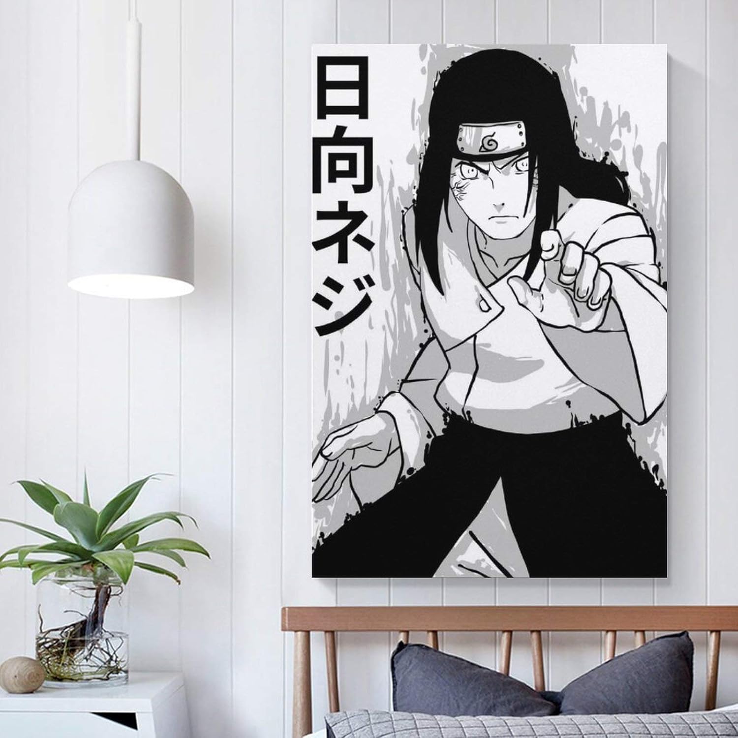 Amazon Naruto日向ネジアニメキャンバスアートポスター装飾画壁画写真室装飾画36 24inch 90 60cm ウォールステッカー オンライン通販