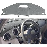 Yiz Dash Cover Mat Fit Chrysler PT Cruiser 2001-2005 (Darkgray) Y15 | Custom Dashboard Cover Pad Carpet