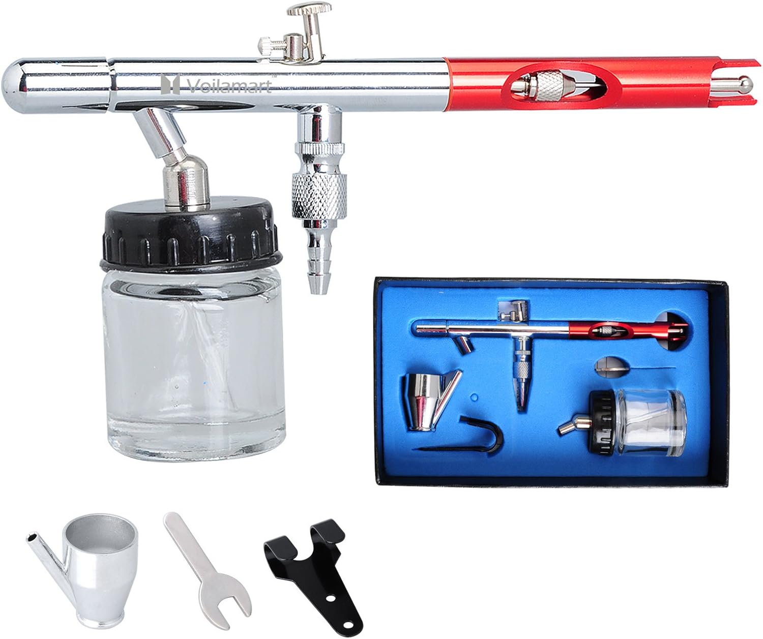 Super Saturday Voilamart Complete Airbrush Kit With Compressor 1 6HP