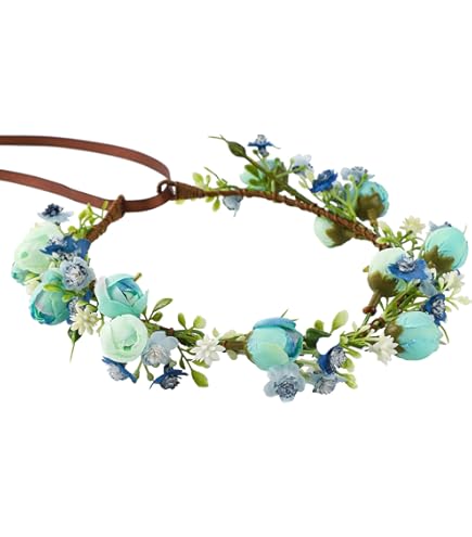 Amazon.com : Artfen Bridal Flower Garland Headband Flower  display picture 1
