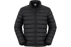 Pioneer Camp Mens Lightweight Packable Puffer Jacket Winter Insulated Puffy Coat Water Repellent Warm Quilted Jackets Travel