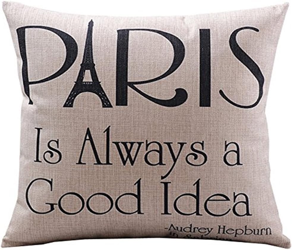 Amazon Com Cooldream Cotton Linen Decorative Pillowcase Throw