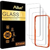 Ailun Screen Protector for iPhone 16 Pro Max, 3 Pack, Tempered Glass | 6.9 inch, Installation Frame, Sensor Protection, Dynamic Island Compatible, Case Friendly
