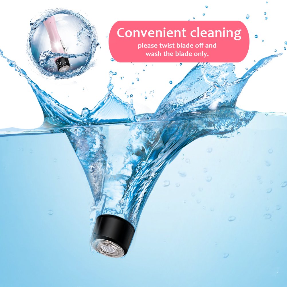 Women Shaver, Lady\'s Electric Rechargeable Painless Body Hair Trimmer Remover Epilator for Face Leg Hand Bikini Armpit