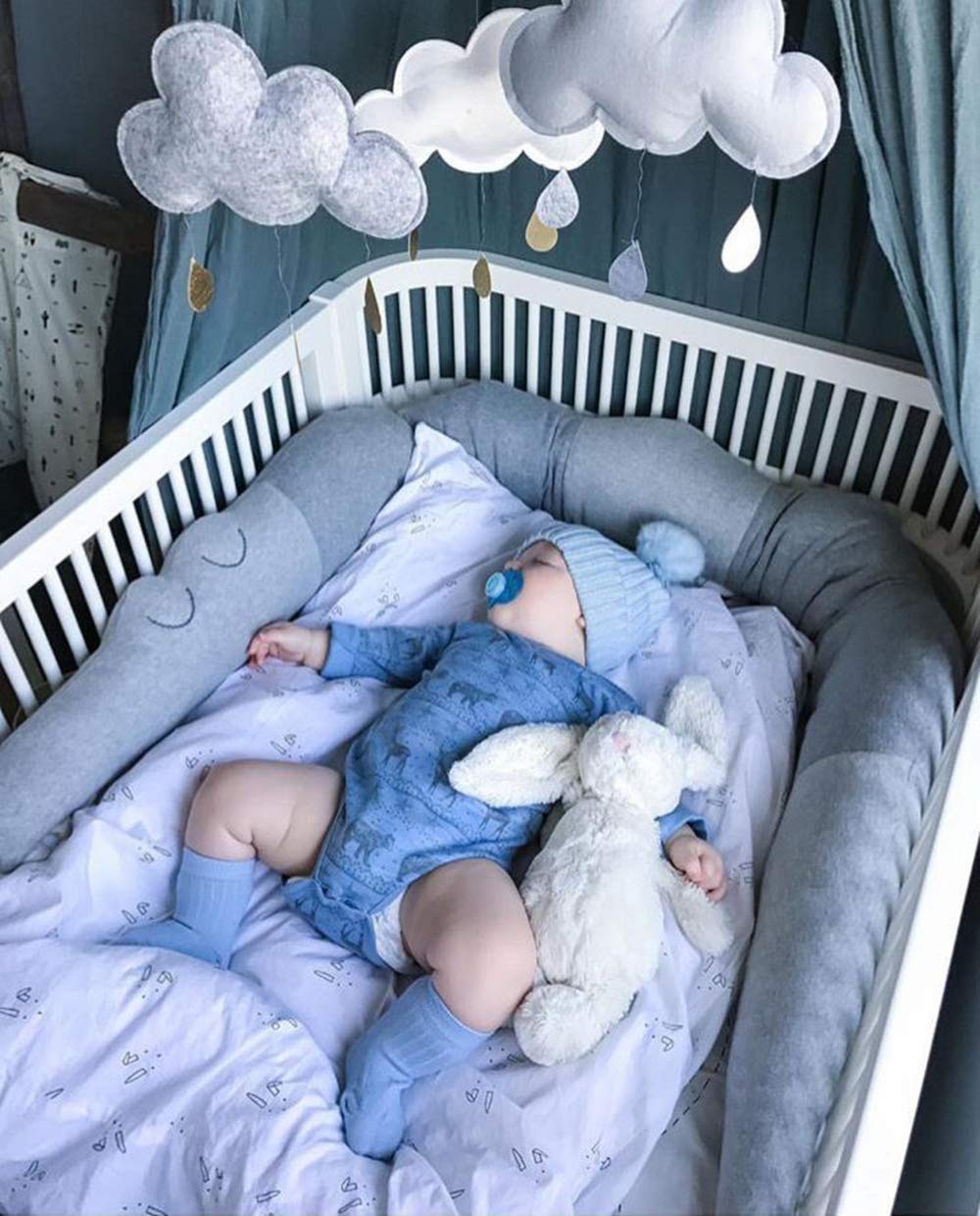 baby bed pillow bumper