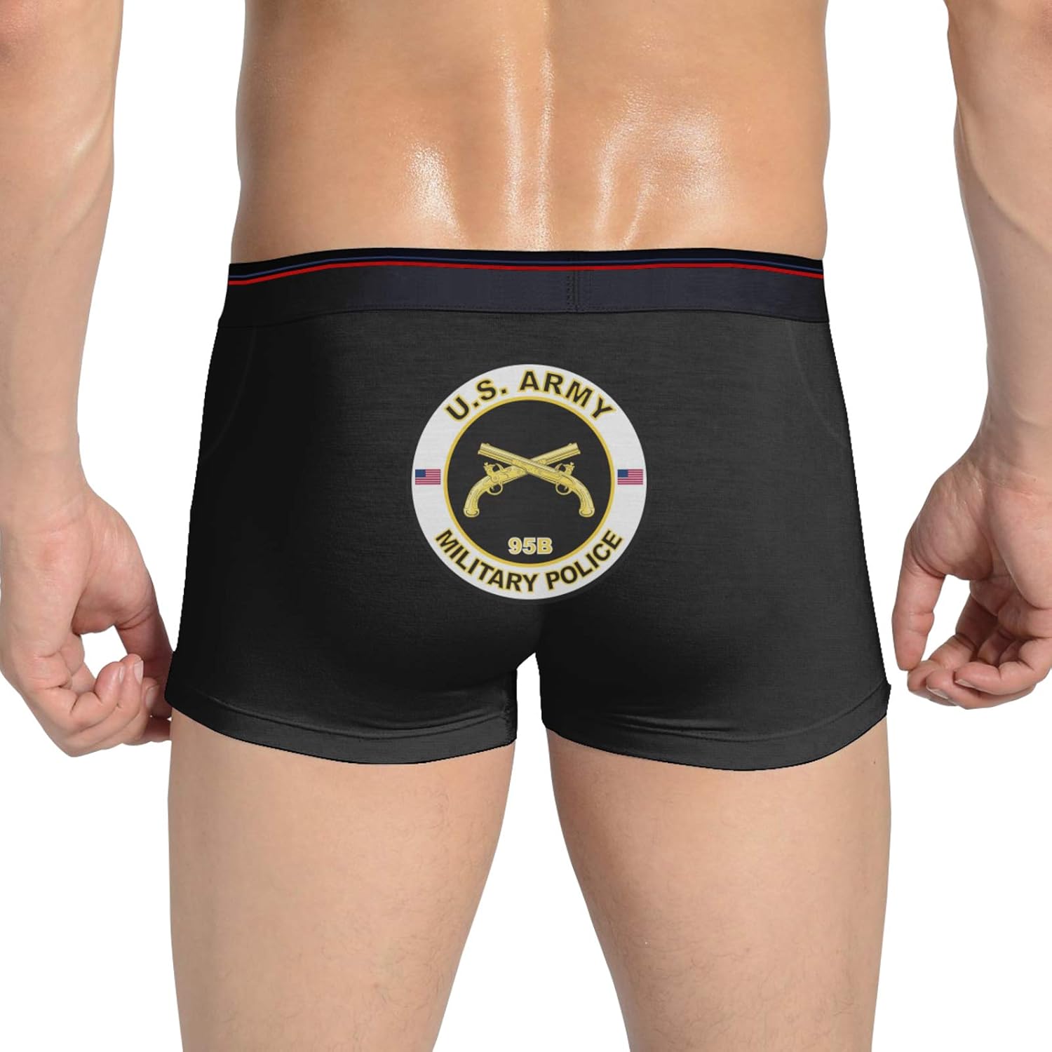 Us Army Veteran Military Police 05 Man Soft Boxer Shorts Comfortable