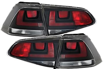 AD Tuning 961559 Rückleuchten Set, Klarglas Schwarz, 4-teilig