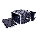 Crossrock Stackable 6U Rack Case, Strong Molded
