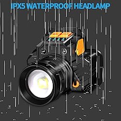 Led Headlamp, Upgraded Version Motion Sensor