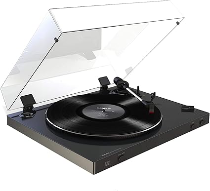akai turntable with speakers