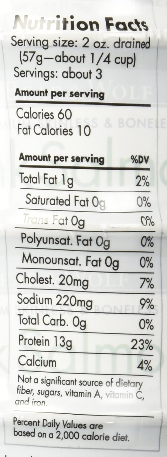 Bear And Wolf Pink Salmon Wild Alaskan 6 Count 6 Oz Cans Amazon Com Grocery Gourmet Food