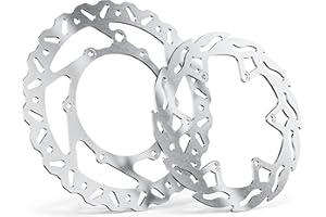 BEASTSPK Disc Brake Rotor,Stainless Steel MTB Brakes Rotors with 6-Hole,Compatible with Compatible with KTM 125 250 350 450 500 Husqvarna 125-501 FE TE FC Husaberg 125-570 TE GasGas 125-450 (1 Set)