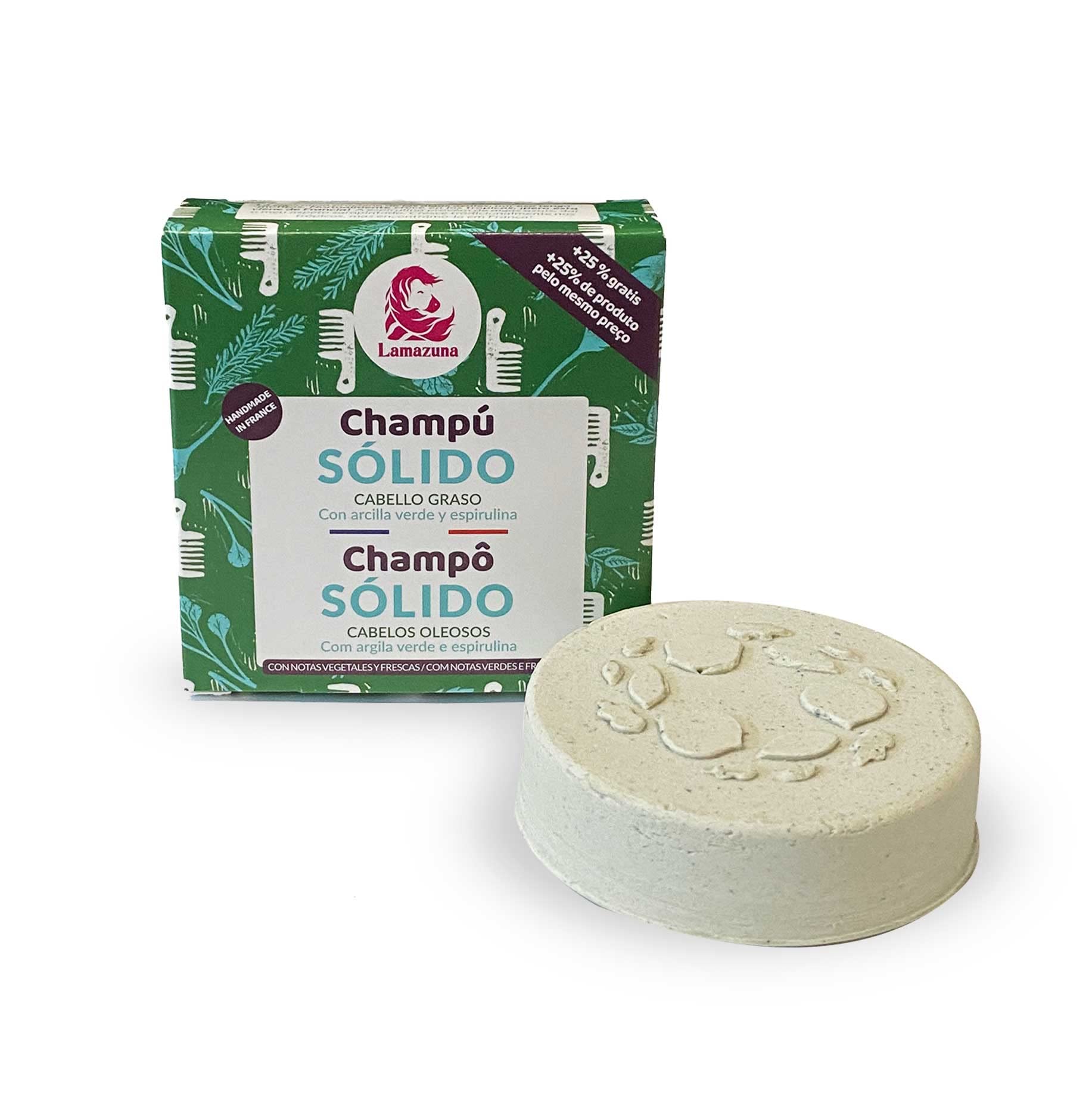 Lamazuna Wild Herbs Solid Shampoo for Oily Hair 1 Unit 55 g