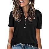 Womens Plus Size Summer Tops Trendy Clothes Fashion Clothing Short Sleeve Shirts Loose Tunics L-4XL