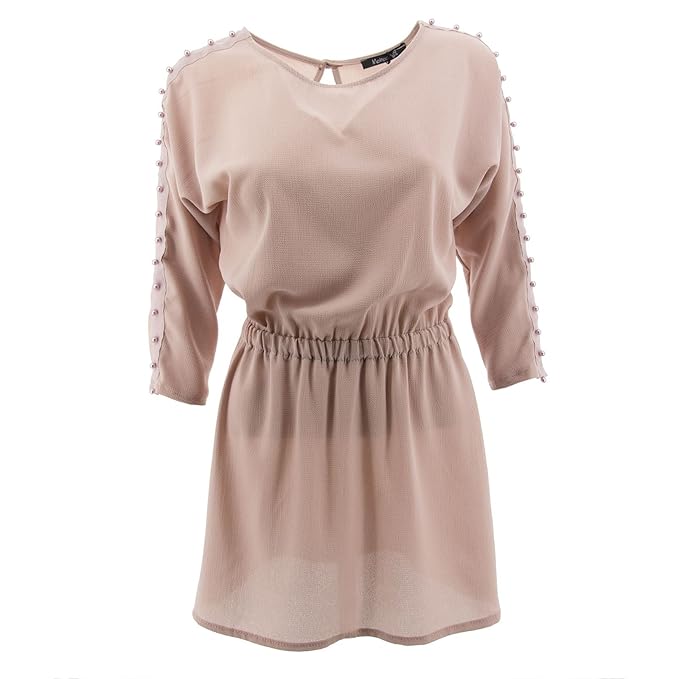 vestito corto elegante rosa