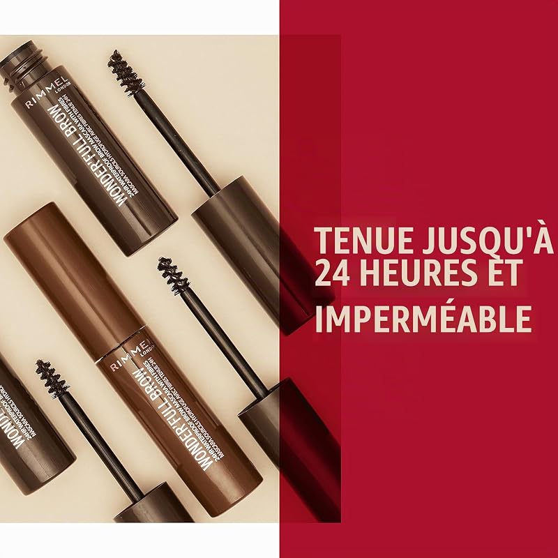 - Sourcils Wonder'full 24H - Résultat naturel - Longue Tenue - 003 Dark Brown - 5ml