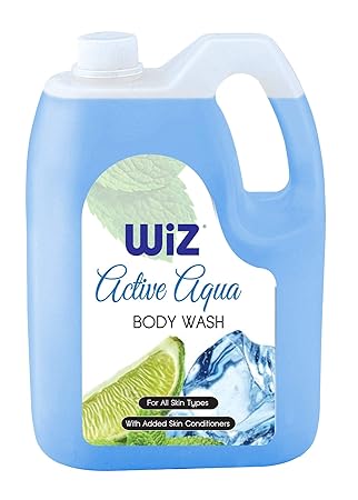 wiz LIQUID SOAP Active Aqua Body Wash, 5 L