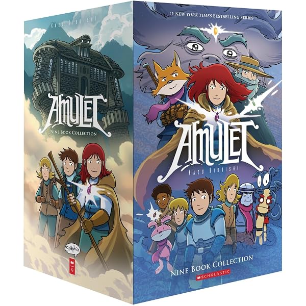 Amazon.com: Amulet #1-8 Box Set: 9781338328189: Kibuishi, Kazu