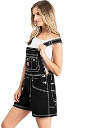 Revolt Womens Juniors Classic Retro Shortalls