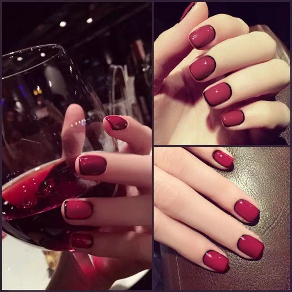Wine Red And Pink Nail Design Finally Found This Wine Color It S