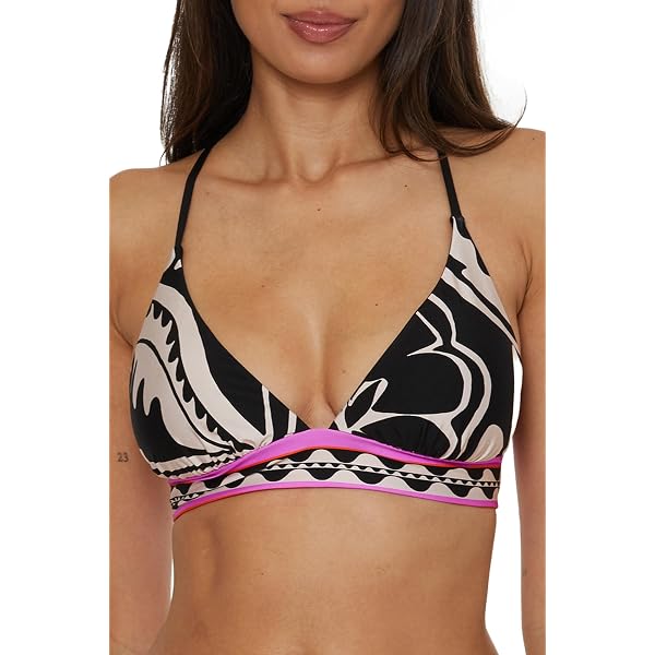 Bas De Bikini Trina Turk - Imprimé Floral Bleu Marine, Réversible, Taille 6
