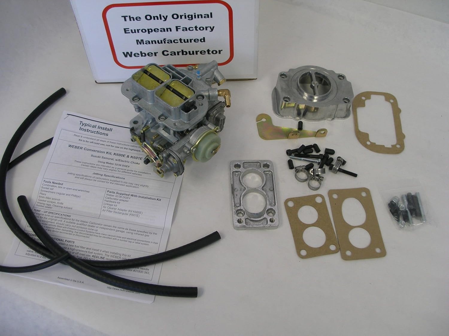 SUZUKI SAMURAI WEBER CARBURETOR CONVERSION KIT Amazon.co.uk Car