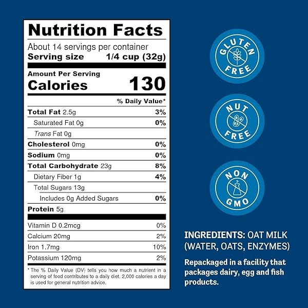 JUDEE’S OAT MILK POWDER 1 LB – VEGAN, NON-GMO, SOY-FREE, GLUTEN-FREE, AND NUT-FREE – DAIRY ALTERNATIVE – USE FOR BAKING – BLENDS WELL IN SHAKES AND SMOOTHIES – ADD TO YOUR FAVORITE COFFEE AND DRINKS