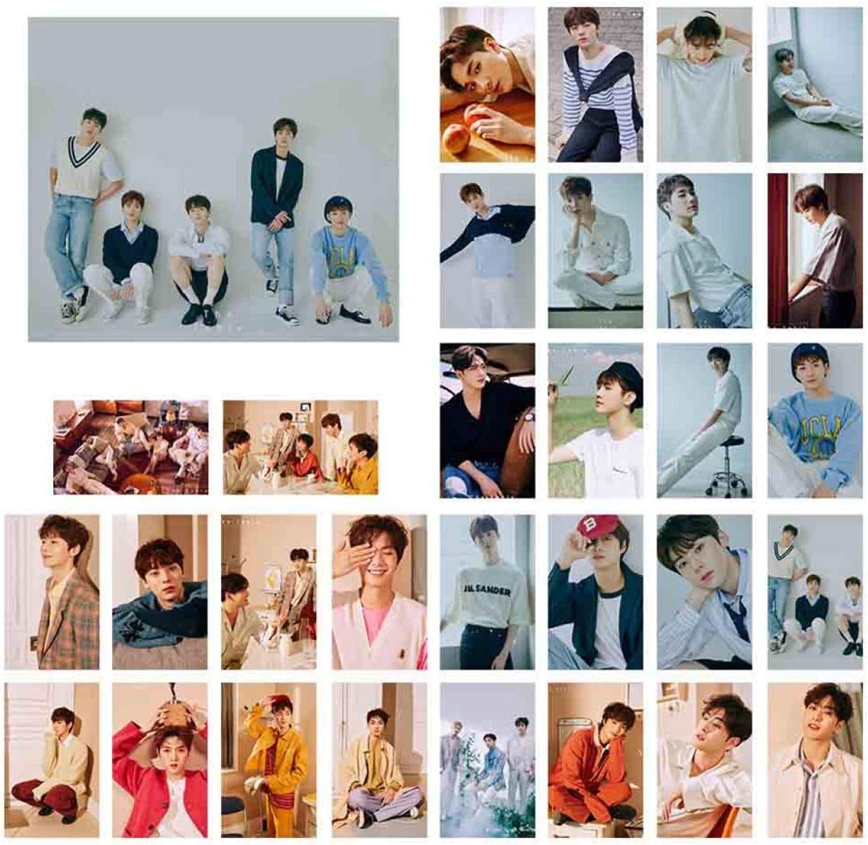 tianshi Fabulous Super Junior Stray Kids Combination New Album Postcard LOMO Card(None H03)